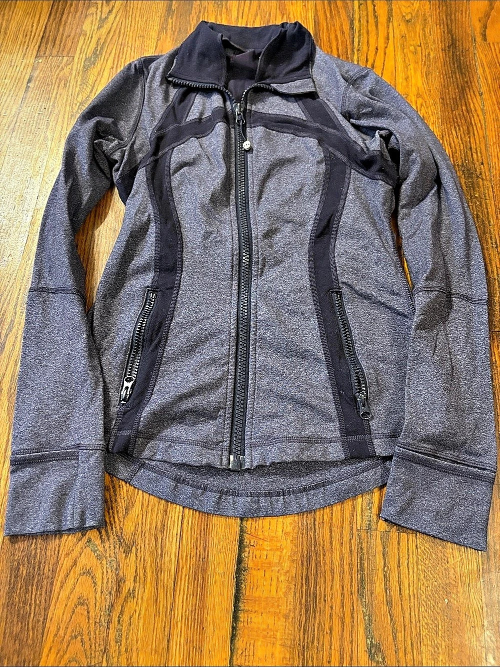 🎉lululemon Define Jacket Gray & Black Size 6